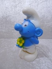 ZQd2tc - Schlumpf Design Kunststoff Tischlampe Leuchte - Vintage 1998 - 35 cm