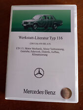 Original Mercedes Benz W 116, WIS, Werkstatthandbuch, Reparaturhandbuch auf CD