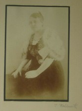 Kabinettfoto Dame Betty Foto Wohlmuth München signiert vor 1930 ca. 9,5 x 14 cm