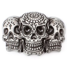 GÜRTELSCHNALLE METAL SKULL