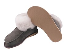 Lammfell Leder Hüttenschuhe