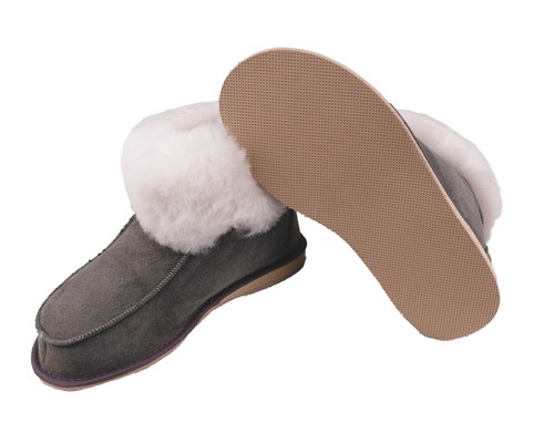 Lammfell leder hüttenschuhe - leder,