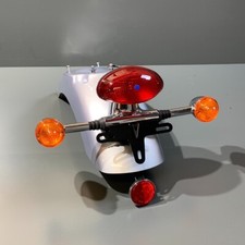 TRIUMPH SCRAMBLER 900 ORIGINAL HECKFENDER INKL. RÜCKLICHT UND BLINKER SILBER