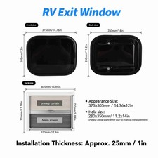 Wohnwagenfenster Ausziehbares