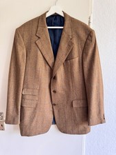 Regnet Cashmere Blazer Men‘s brown handtailored size 54 plaid