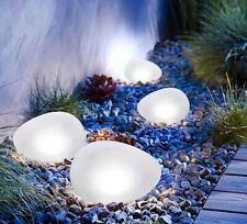 LED Garten Untergrund leuchten Außenleuchte Mattierte Glas-Kieselsteine