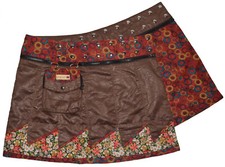 Wickelrock Cacheur Hüftschmeichler Wenderock Minirock Mini Rock Wechseltasche 69