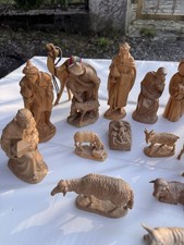 Große Weihnachtskrippe Holz