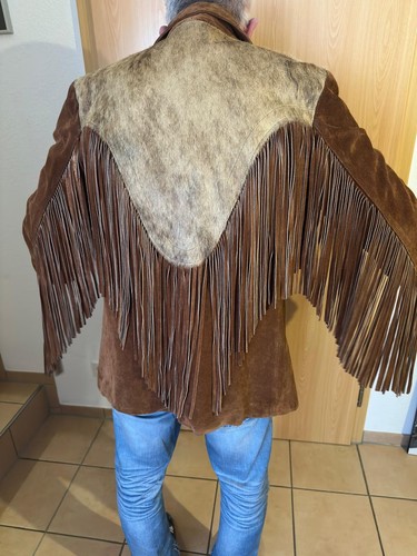 Westernjacke fransen biker - -,