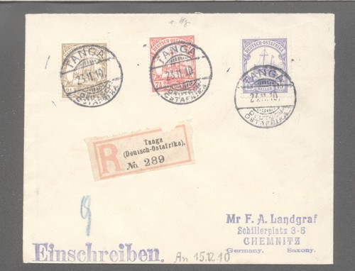 Deutsch ostafrika brief - deutsch-ostafrika,r-brief, von