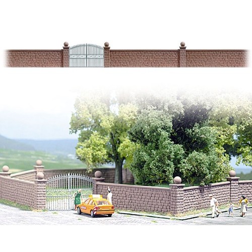 Busch 6014 steinmauer - steinmauer, tor