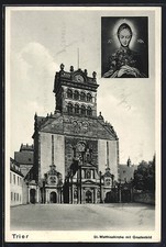 Ansichtskarte Trier, Partie an