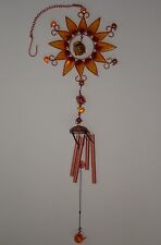 Klangspiel Windspiel Klangröhren Mobile Sonnenblume Metallstäbe Glockenspiel OVP