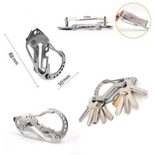 Karabiner Key Organizer Schlüssel Schlüsselanhänger Edelstahl Outdoor Multitool