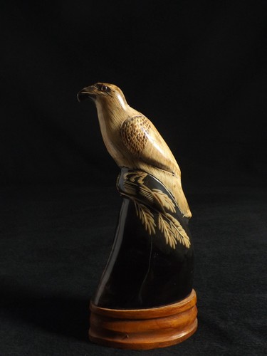 Handgeschnitzte adler skulptur - handgeschnitzte,
