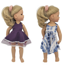 2 Puppen Kleider 43 cm Kleid