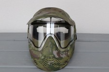 Paintball-Maske/ -Helm Grün Schutzmaske; 2 Mal getragen. Super Zustand!