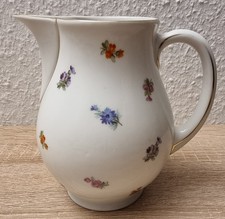 Thomas Bavaria grosse alte Porzellan Milchkanne  15,5 cm mit Blumendekor
