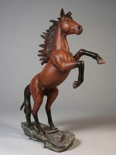 Pferd figur hengst steigend - figur,