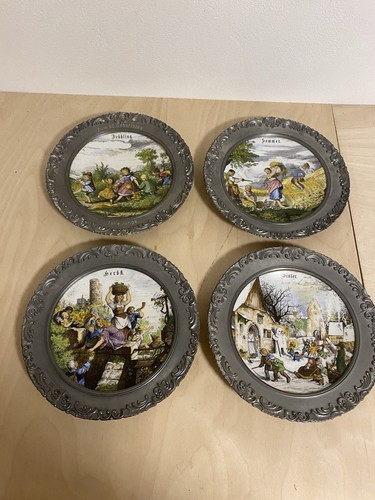 Zinnteller vintage west - zinnteller,