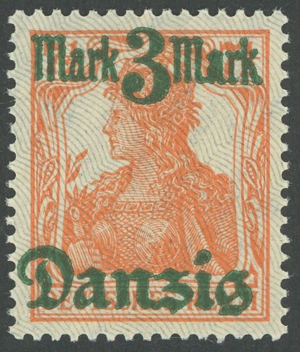 Freie stadt danzig 1920 m - 1920,, 3