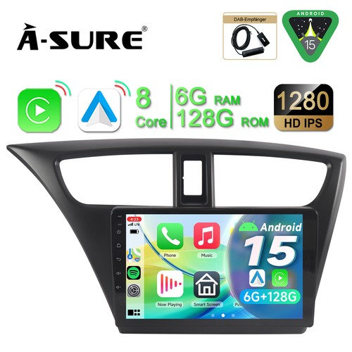 Dab carplay 128gb autoradio - 6+128gb,