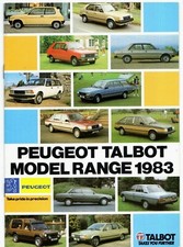 Peugeot Talbot Range 1982-1983