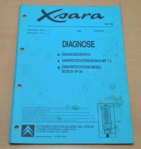 Werkstatthandbuch citroen - werkstatthandbuch,