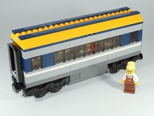 LEGO CITY, Eisenbahn, Waggon aus Set 60197 Personenzug, Speisewaggon