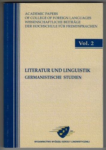 Literatur und linguistik - literatur,