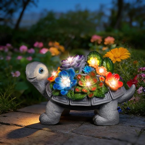 Solar schildkröte gartendeko - solar,