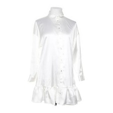 Zara, Bluse, Größe: XS, Weiß, Einfarbig, Satin, Damen #1I8