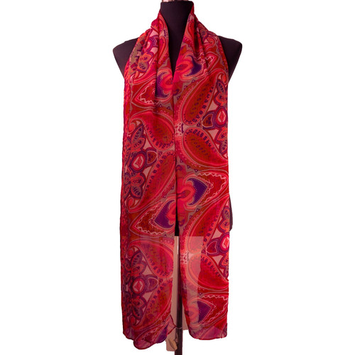 Damen schal halstuch rosa - schal, rot