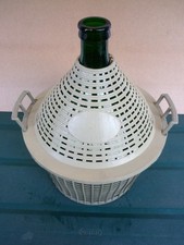 Weinballon 15 l mit Korb Glasballon Gärballon