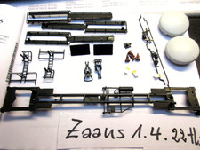 Knickkesselwagen ZANS 1-4;  Tillg / Piko  H0- Ersatzteile mit Rahmen