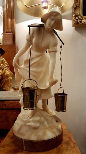 Antike alabaster figur marmor - antike,
