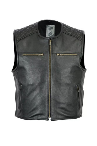 Lederweste leder weste - leder,