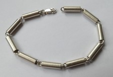 massives Armband schlicht zeitlos 925 Silber Vintage 70er bracelet silver