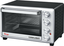 Elektrobackofen Backofen Innenbeleuchtung 28L 1600W Umluft Rotisserie Grill Sirg