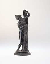 Antike Statue, Dame, Metall