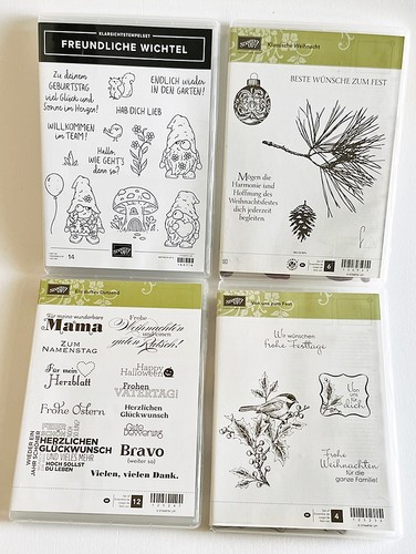 Stampin stempelset 4er - stempelset,