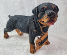 Rottweiler Dog Resin Statue