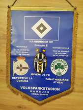 Spielwimpel groß CL Champions League Hamburger SV HSV 2000/01 Juventus