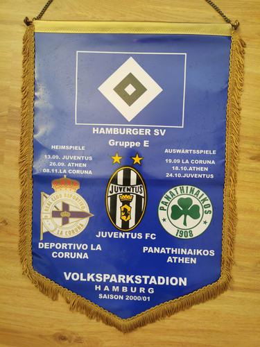 Spielwimpel groß champions - groß, cl