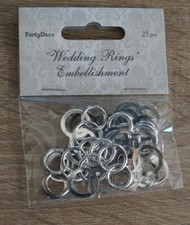 Streudeko Ringe Hochzeit Deko