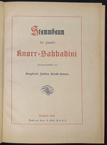 Stammbaum der familie - der,
