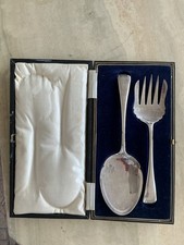 Silber Salatbesteck England