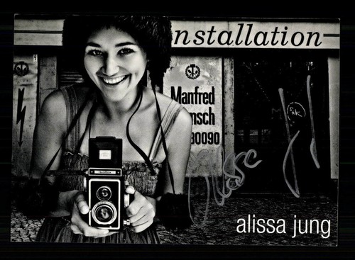 Alissa jung autogrammkarte - jung,