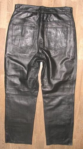 Canda damen lederjeans - -,