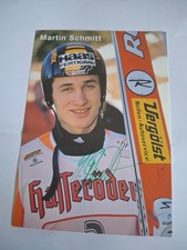 Karte Martin Schmitt  (Wintersport)  mit Autogramm - ORIGINAL